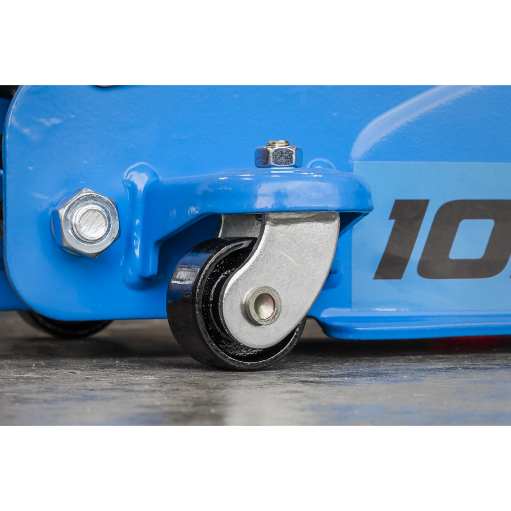 Low Profile Short Chassis Trolley Jack, 2 Tonne, Blue (1020LEB)