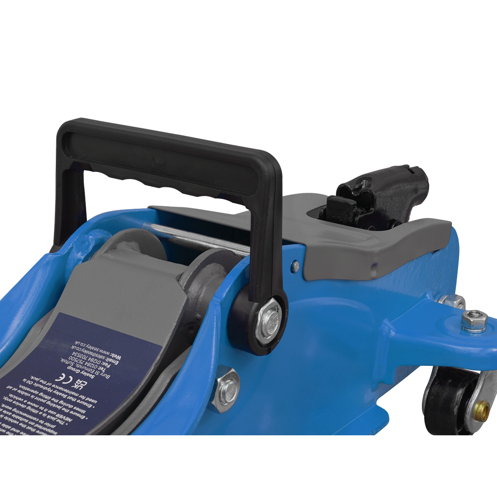 Low Profile Short Chassis Trolley Jack, 2 Tonne, Blue (1020LEB)