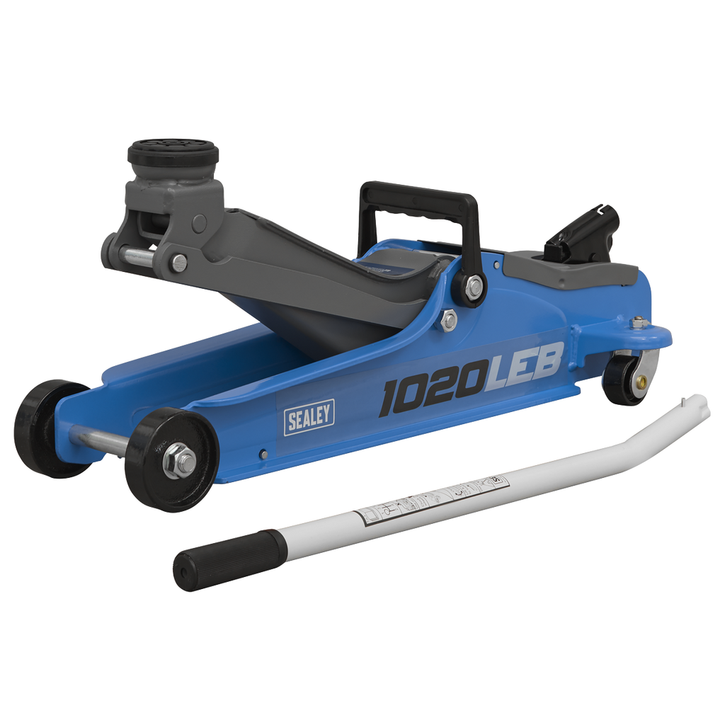 Low Profile Short Chassis Trolley Jack, 2 Tonne, Blue (1020LEB)
