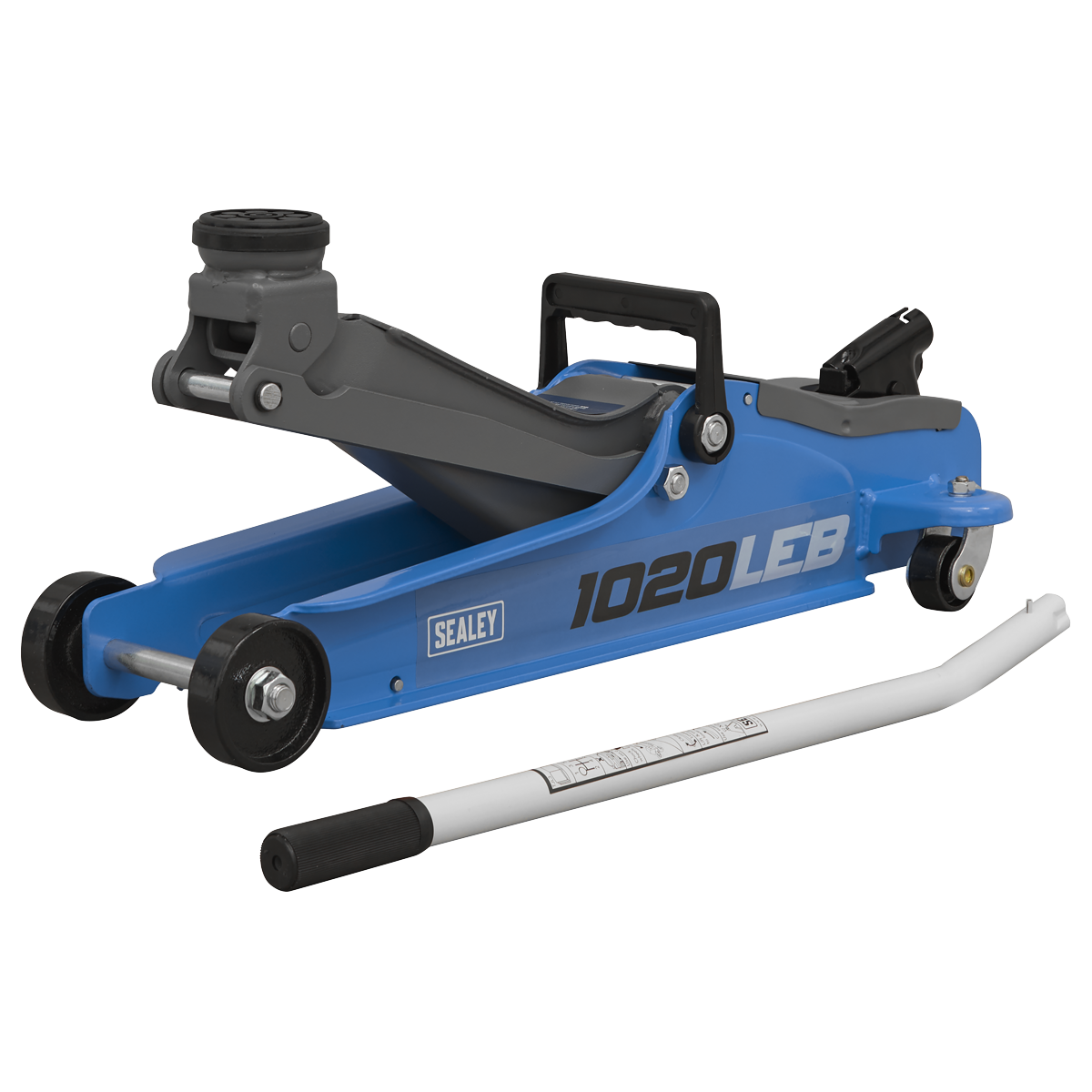 Low Profile Short Chassis Trolley Jack, 2 Tonne, Blue (1020LEB)