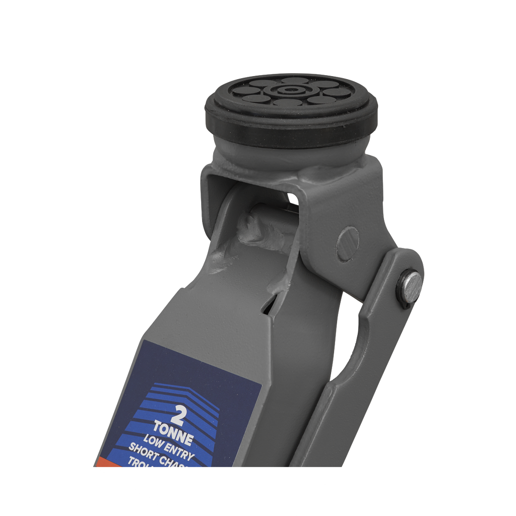 Low Profile Short Chassis Trolley Jack, 2 Tonne, Blue (1020LEB)