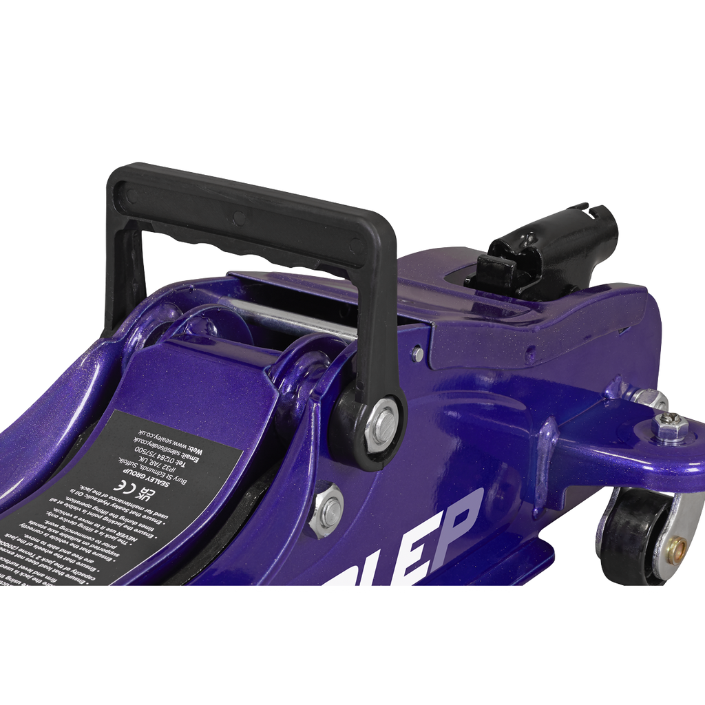 Low Profile Short Chassis Trolley Jack, 2 Tonne, Purple (1020LEP)