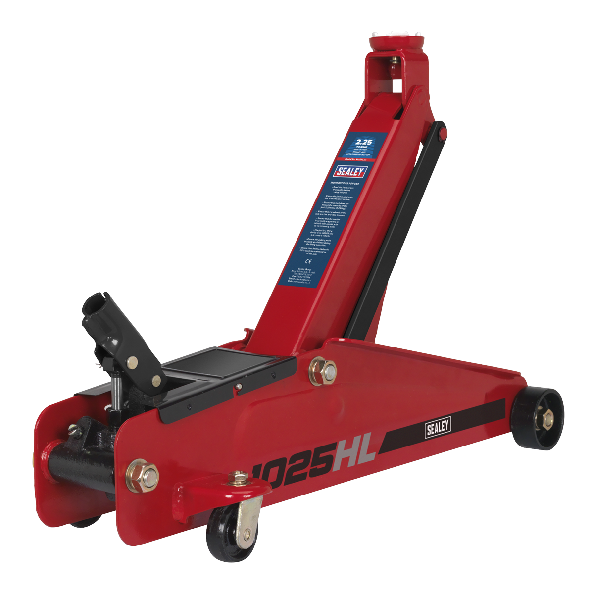 High Lift SUV Trolley Jack with Super Rocket Lift 2.25 Tonne