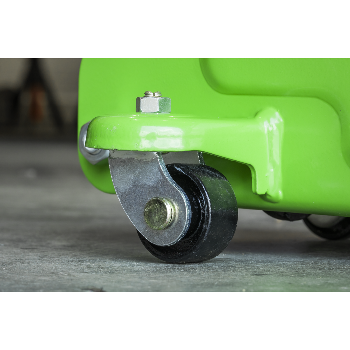Short Chassis Trolley Jack, 2 Tonne, Green (1050CXHV)