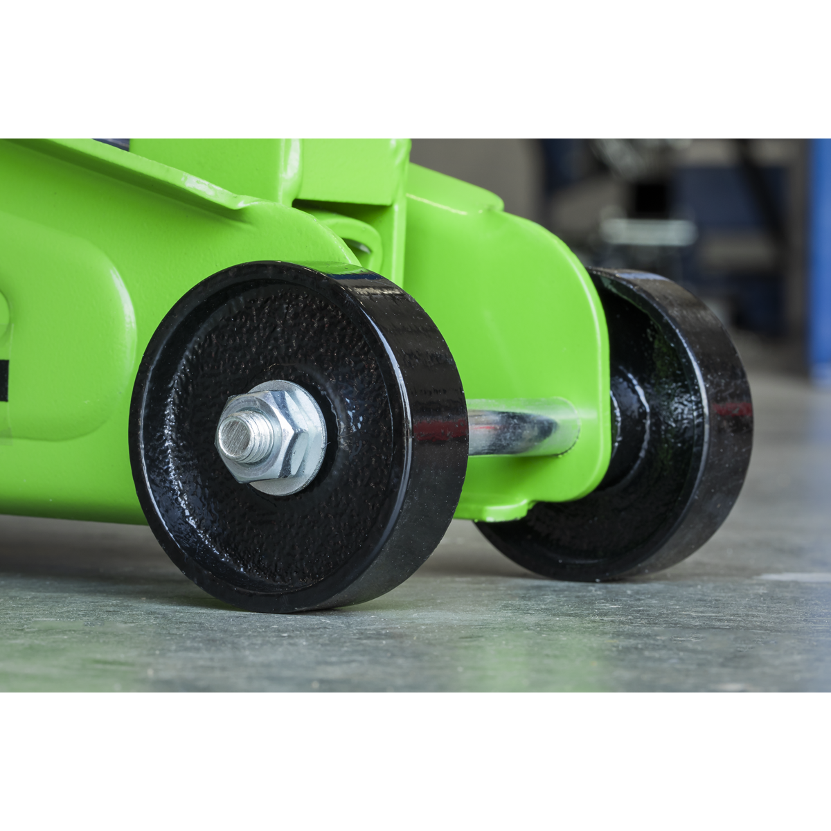 Short Chassis Trolley Jack, 2 Tonne, Green (1050CXHV)