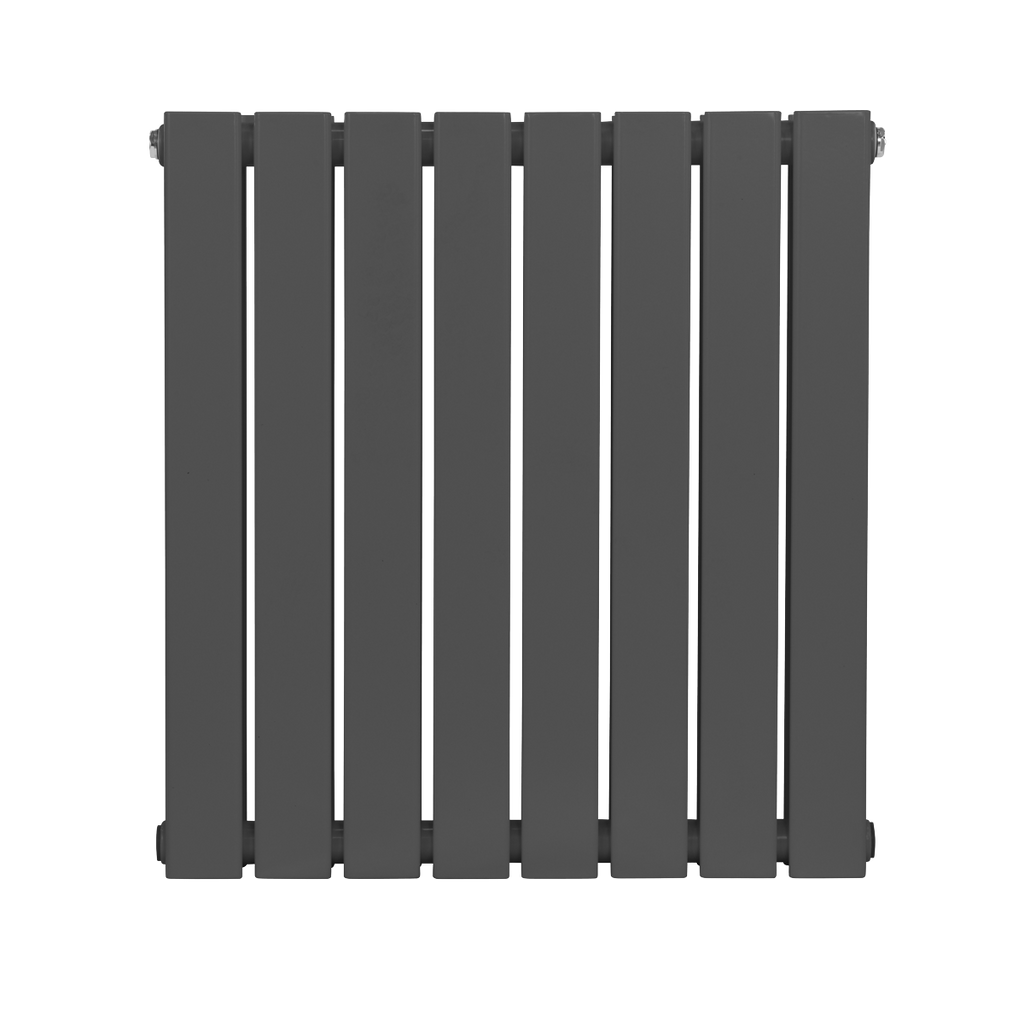 Baridi Horizontal Radiator Contemporary Double Flat Panel Design 600 x 560mm – Anthracite