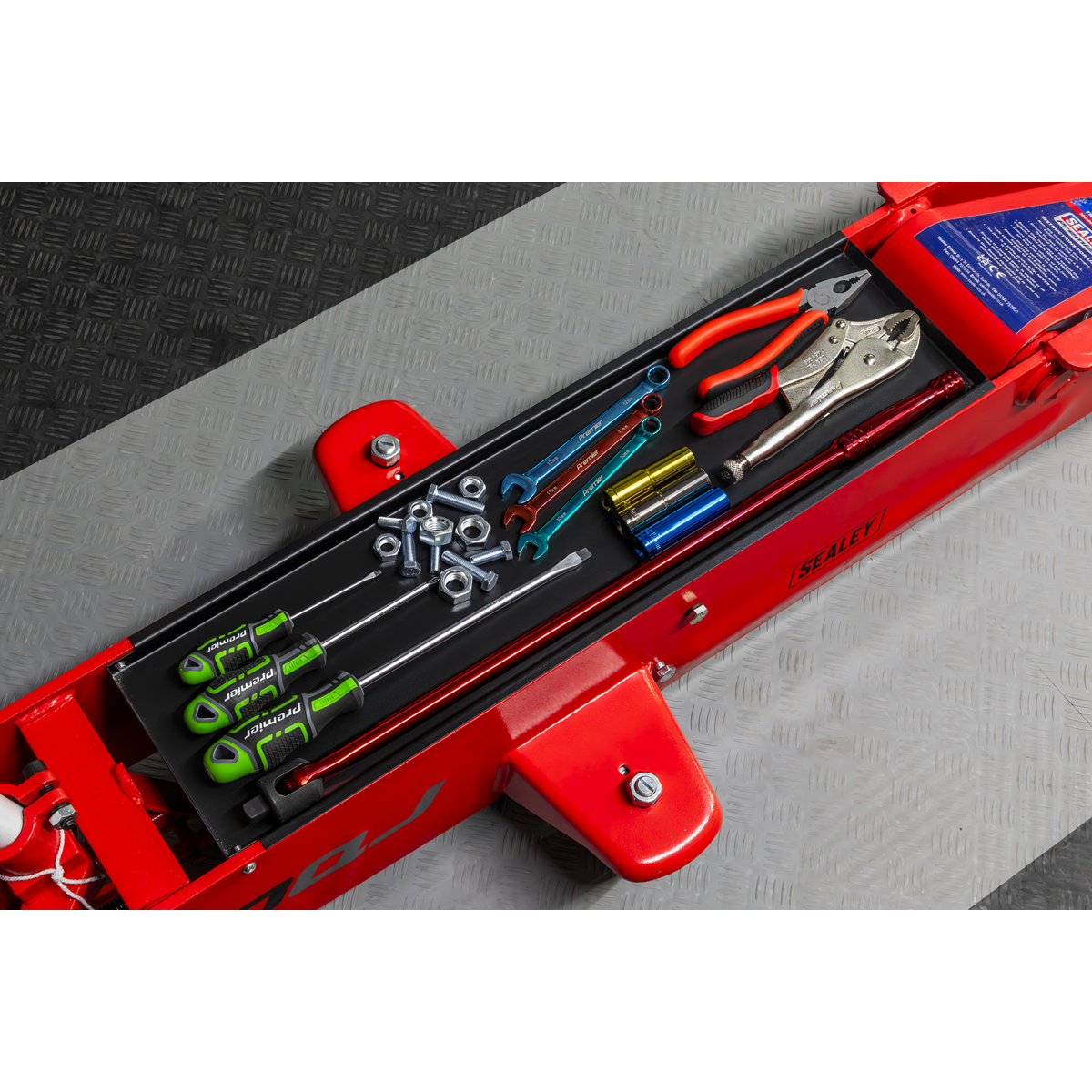 Premier Long Reach Trolley Jack 10 Tonne