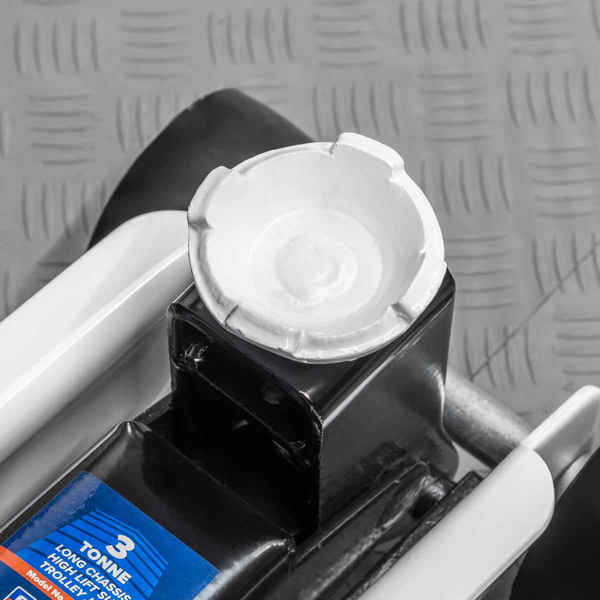 Long Reach High Lift SUV Trolley Jack, 3 Tonne, White (1153SUV)
