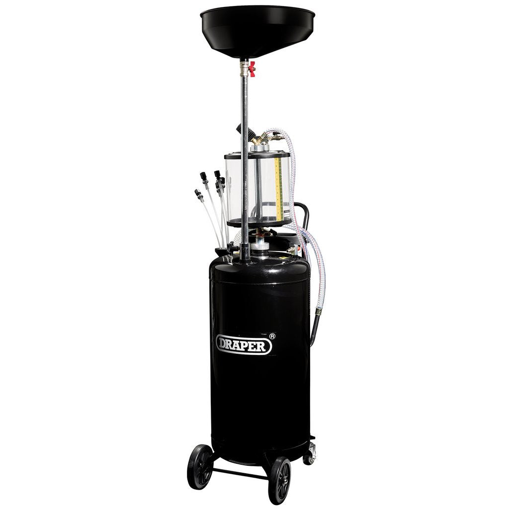 Draper Suction Oil Drainer with Chamber, 90L (13265) (Ex-Display)