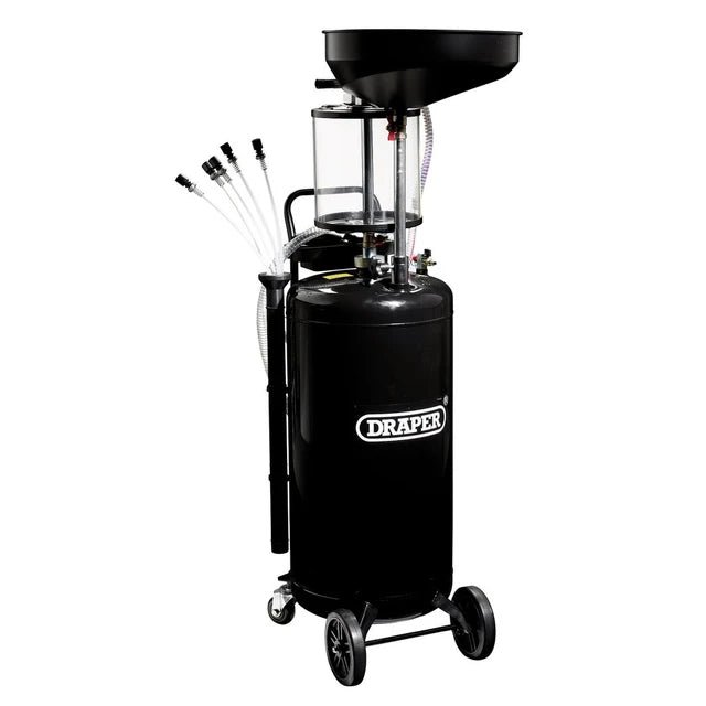 Draper Suction Oil Drainer with Chamber, 90L (13265) (Ex-Display)