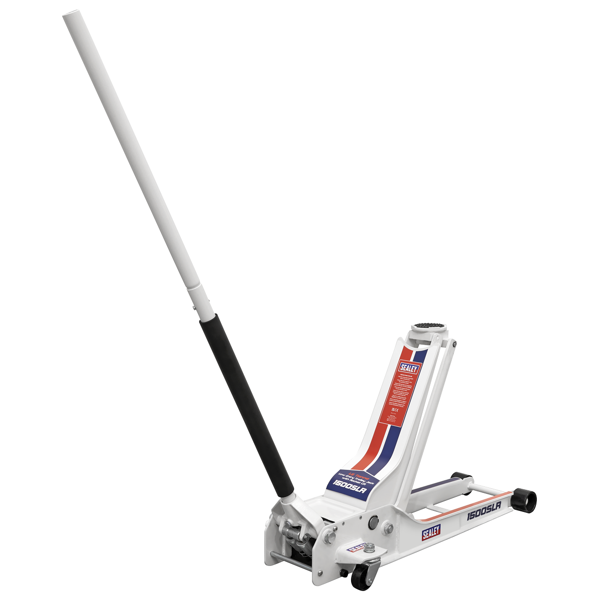 Low Profile Long Reach Trolley Jack with Rocket Lift, 1.5 Tonne (1500SLR)