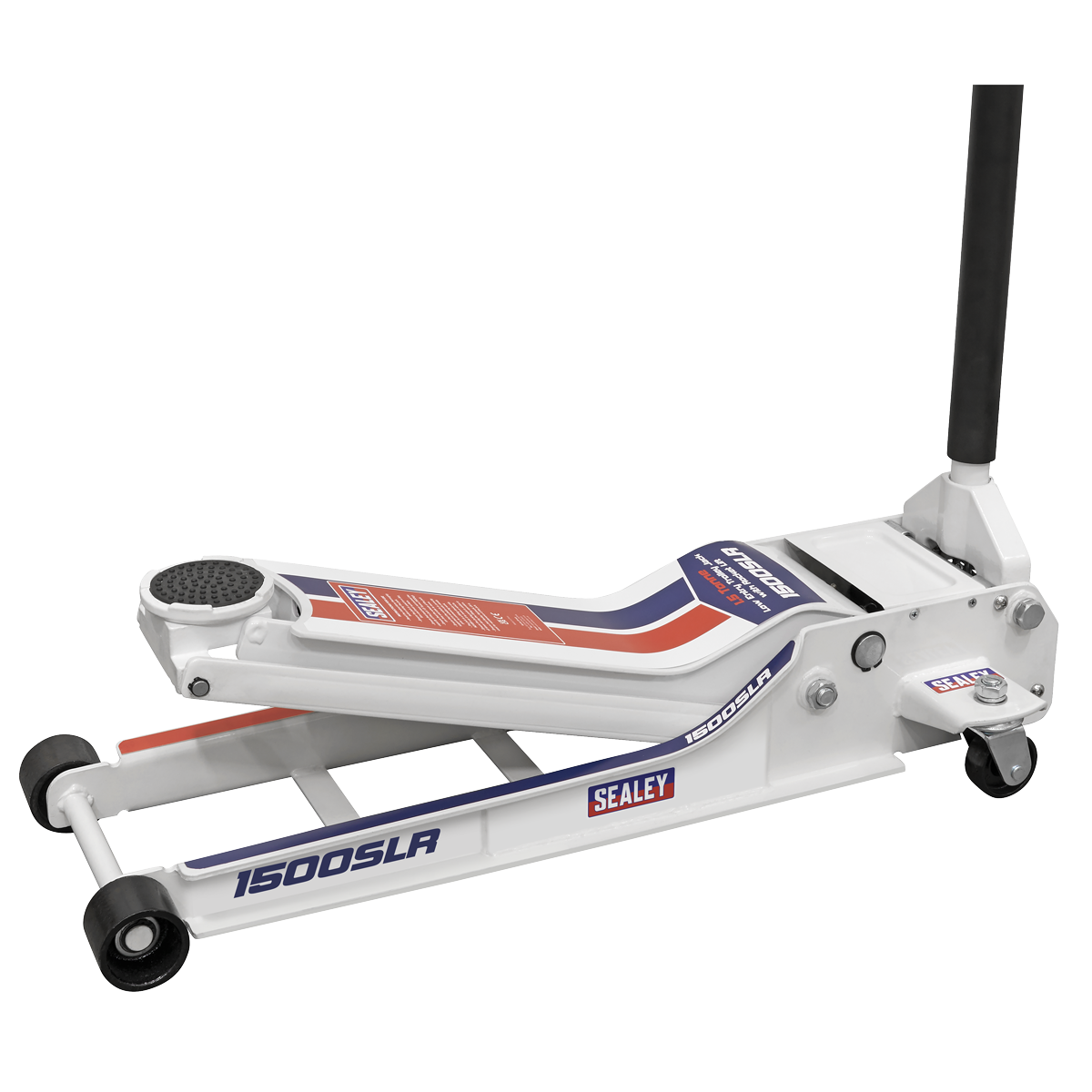 Low Profile Long Reach Rocket Lift Trolley Jack 1.5 Tonne