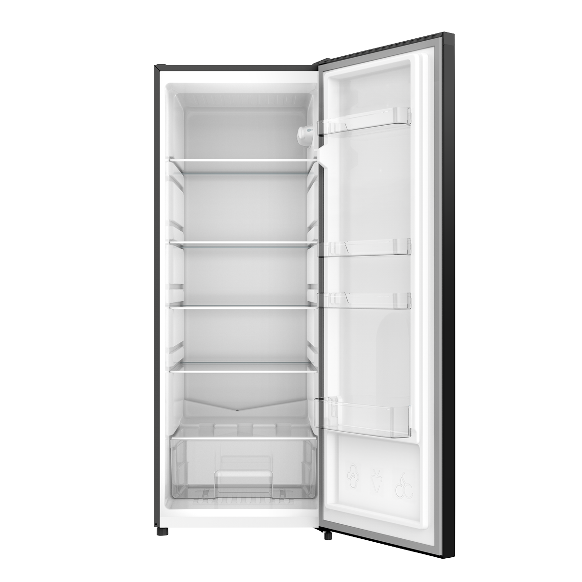 Baridi Freestanding Larder Fridge 241L – Black