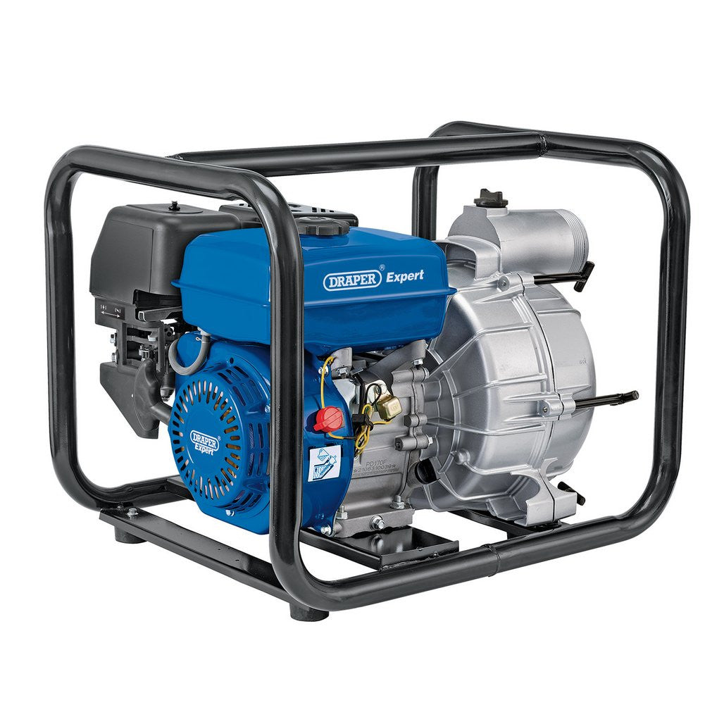 Draper Expert Petrol Trash Water Pump 80mm, 750L/min, 7hp (16128)
