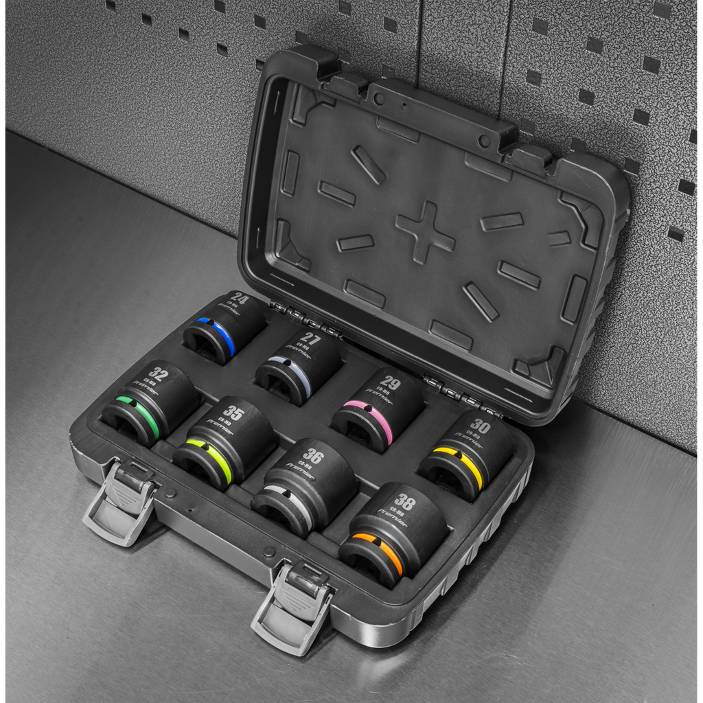 Premier Impact Socket Set 3/4"Sq Drive 8pc