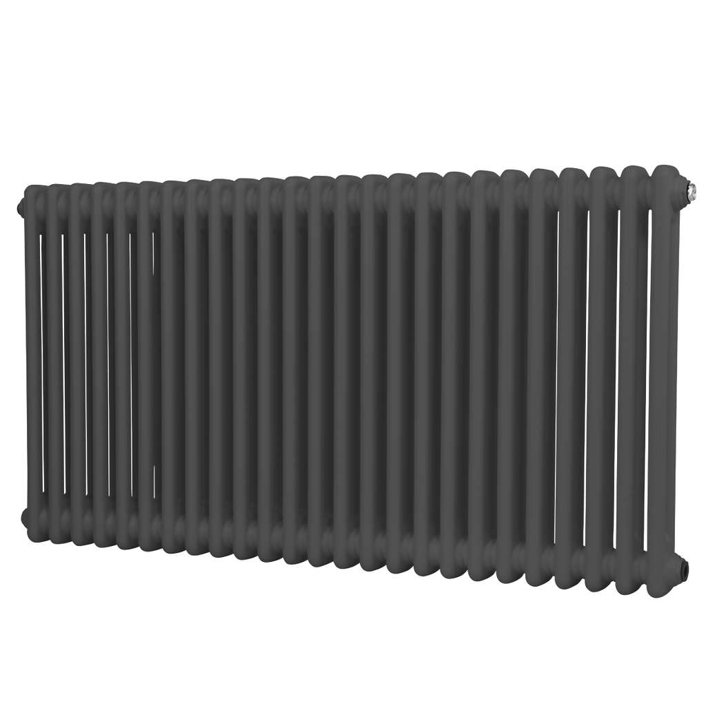 Baridi Horizontal Traditional 2 Column Radiator 600 x 1147mm – Anthracite