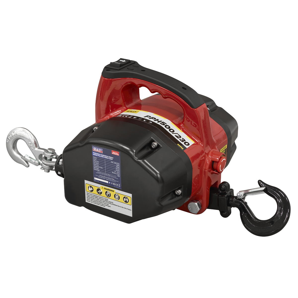 Portable Handheld Winch 500kg Pulling Force 230V