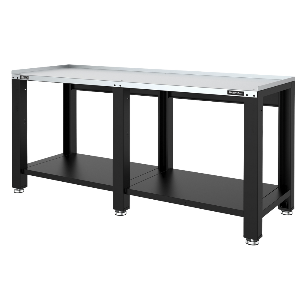 Premier Heavy-Duty Workbench with Galvanised Steel Worktop 2m (AP4020GS)