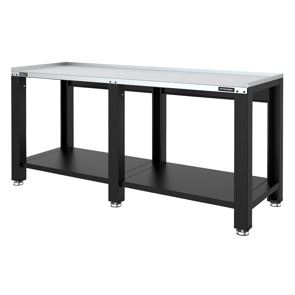 Premier Heavy-Duty Workbench with Galvanised Steel Worktop 2m (AP4020GS)