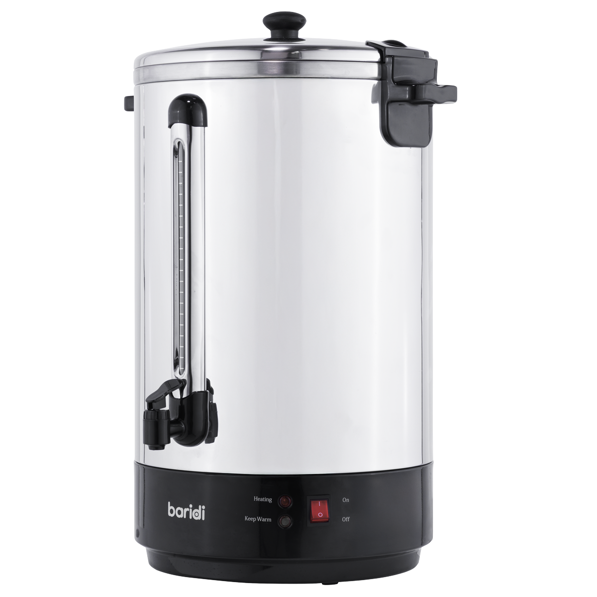 Baridi Hot Water Boiler, Tea Urn 30L Capacity - Stainless Steel