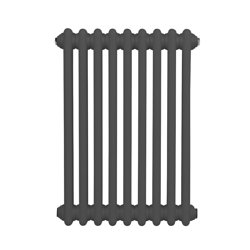 Baridi Horizontal Traditional 2 Column Radiator 600 x 427mm – Anthracite
