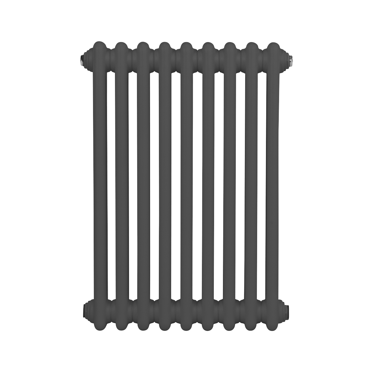 Baridi Horizontal Traditional 2 Column Radiator 600 x 427mm – Anthracite