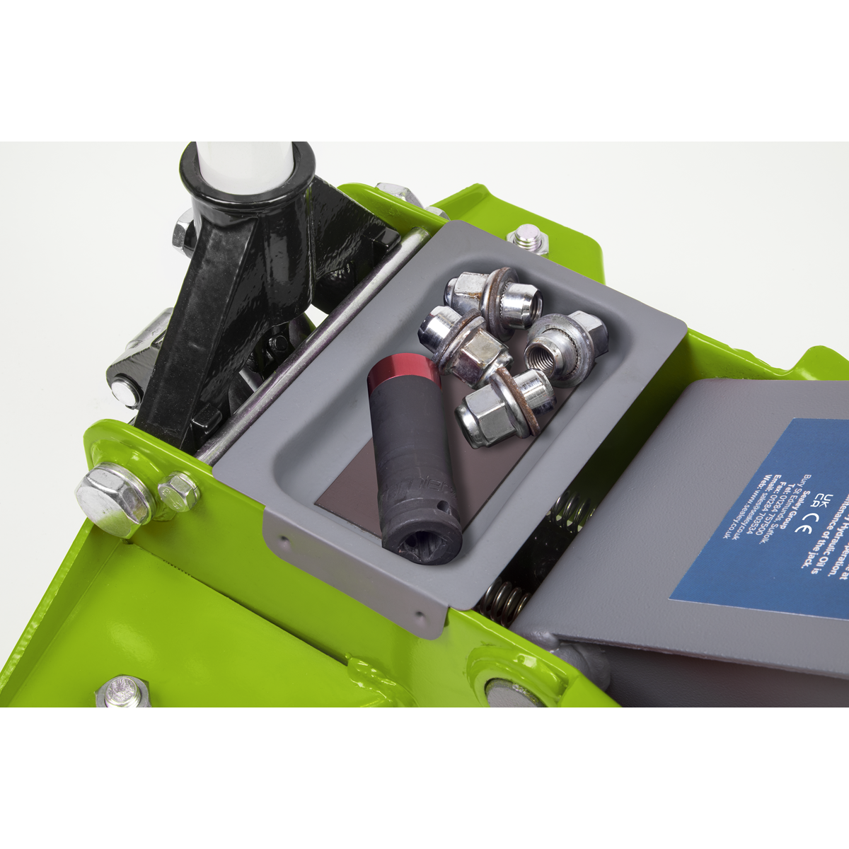Low Profile Trolley Jack & Impact Wrench Combo, Green (2001LEHVCOMBO)