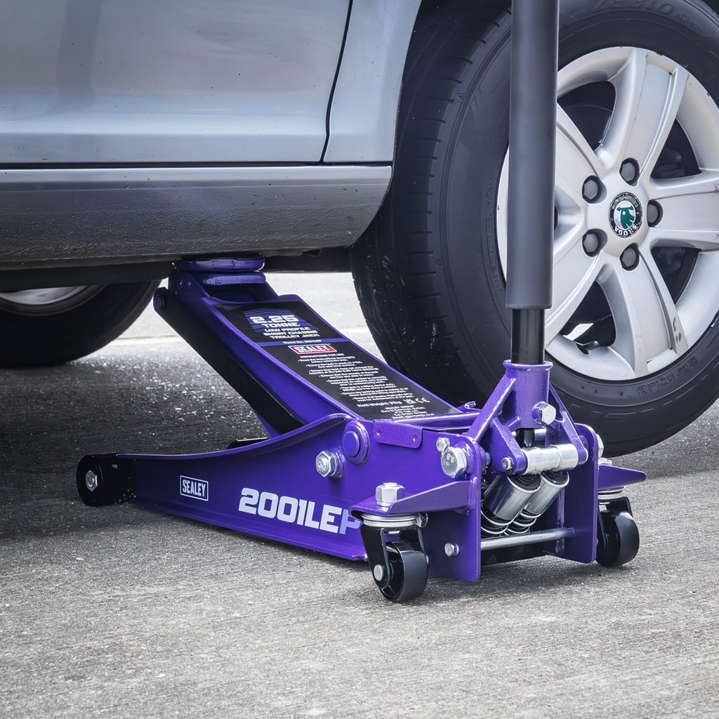 Low Profile Trolley Jack with Rocket Lift, 2.25 Tonne, Purple (2001LEP)