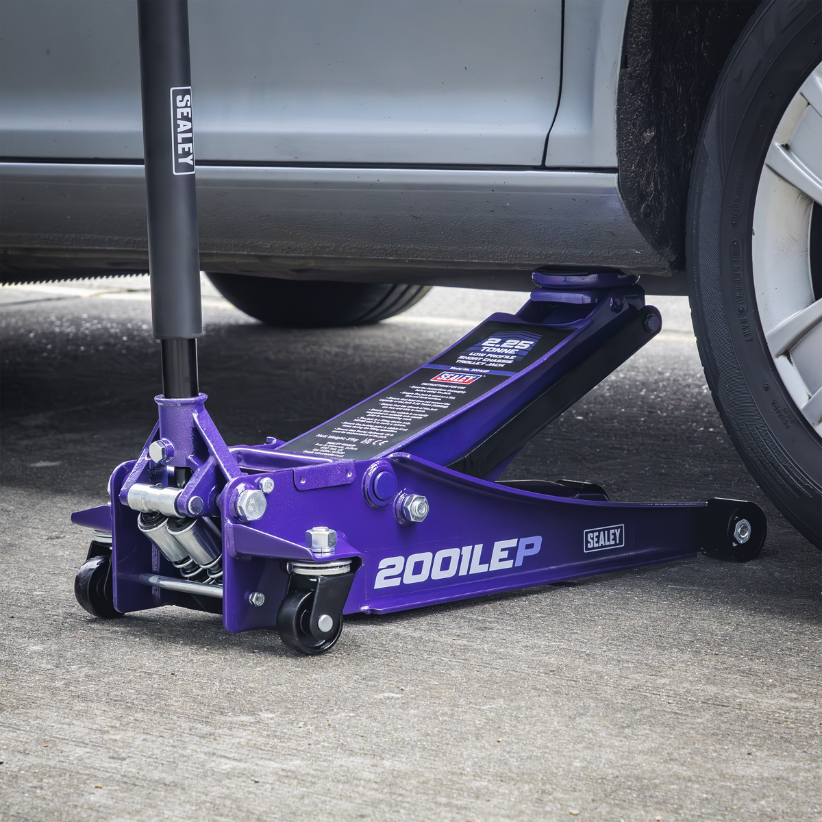 Low Profile Trolley Jack with Rocket Lift, 2.25 Tonne, Purple (2001LEP)