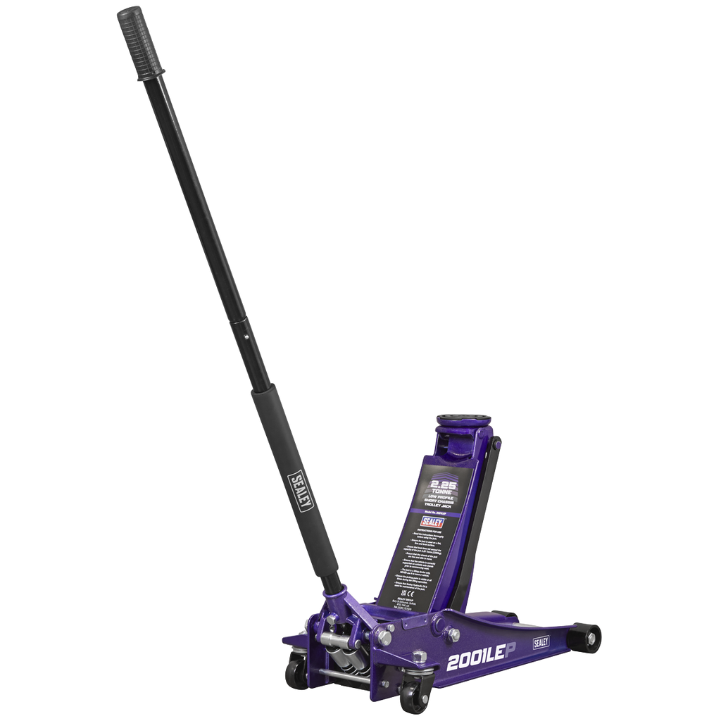 Low Profile Trolley Jack with Rocket Lift, 2.25 Tonne, Purple (2001LEP)