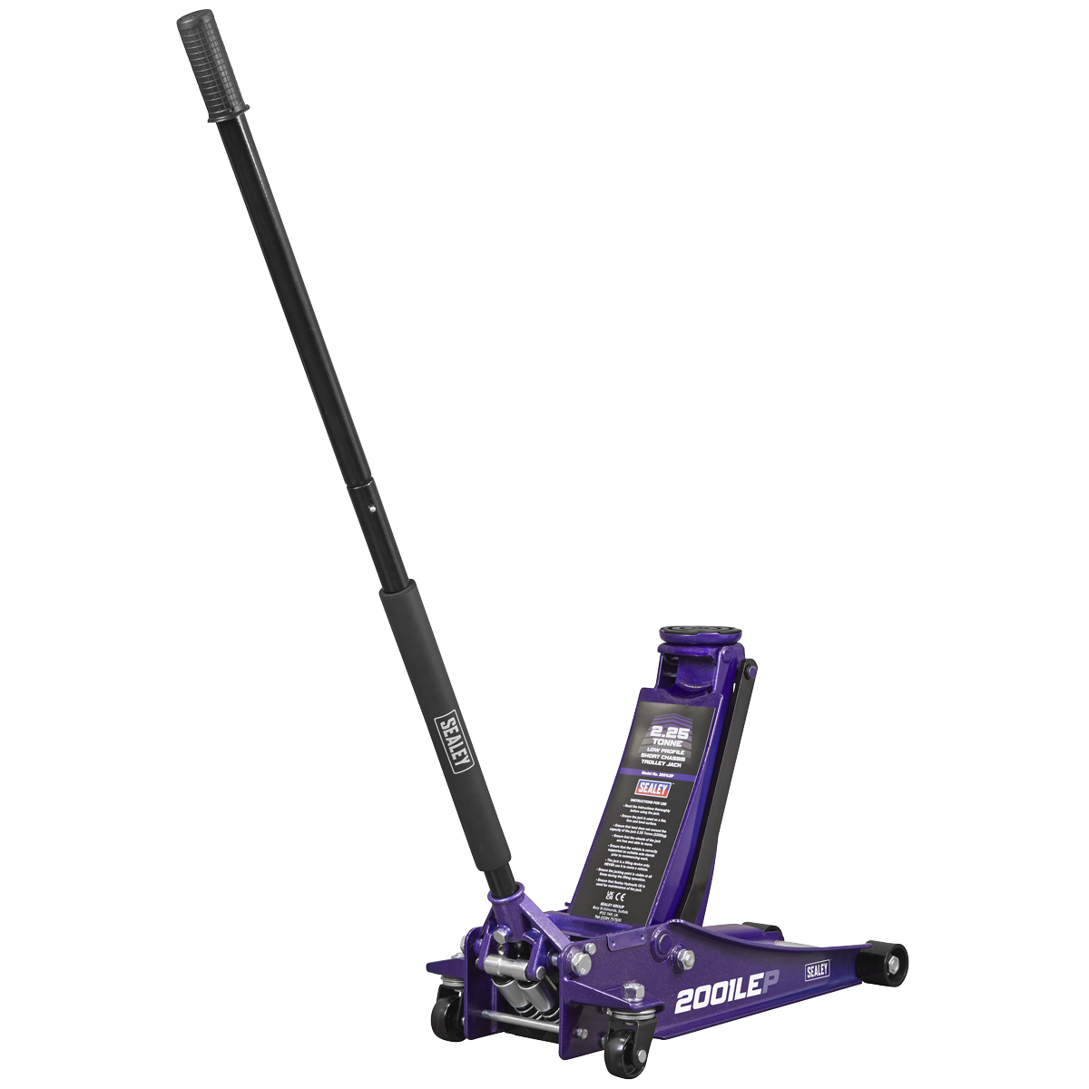 Low Profile Trolley Jack with Rocket Lift, 2.25 Tonne, Purple (2001LEP)