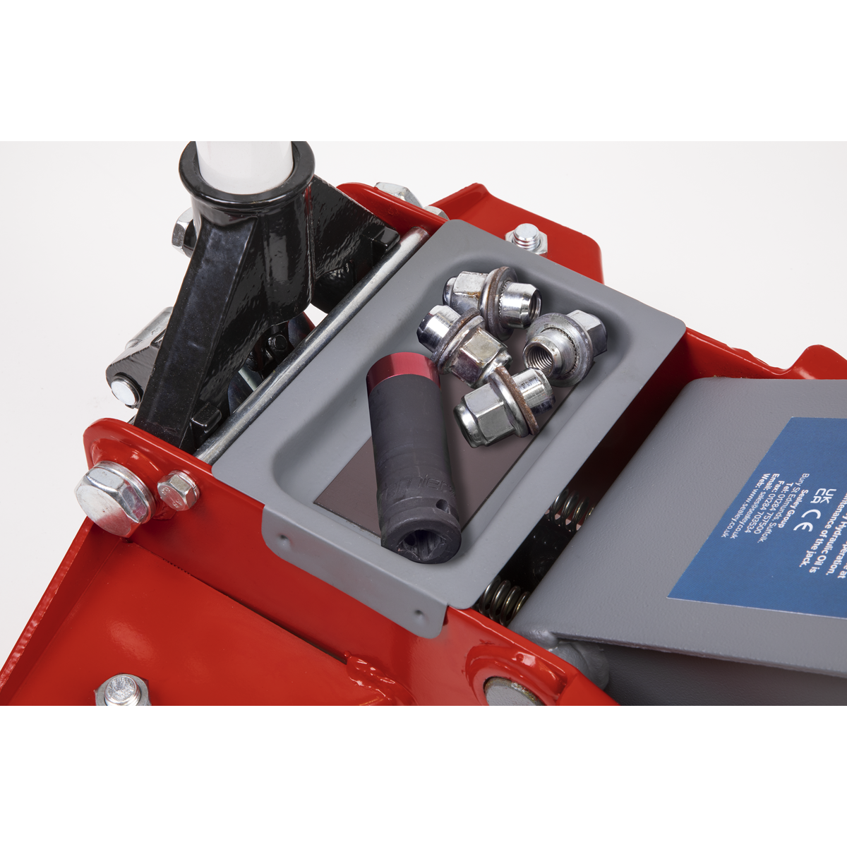 Low Profile Trolley Jack with Rocket Lift, 2.25 Tonne, Red (2001LERE)