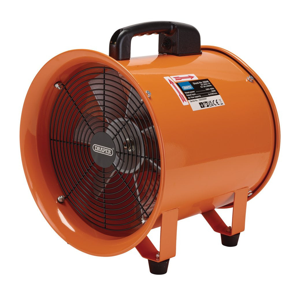 Draper Portable Ventilator with 5m Ducting, 300mm (20046) (Ex-Display)