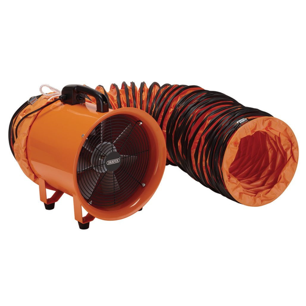 Draper Portable Ventilator with 5m Ducting, 300mm (20046)