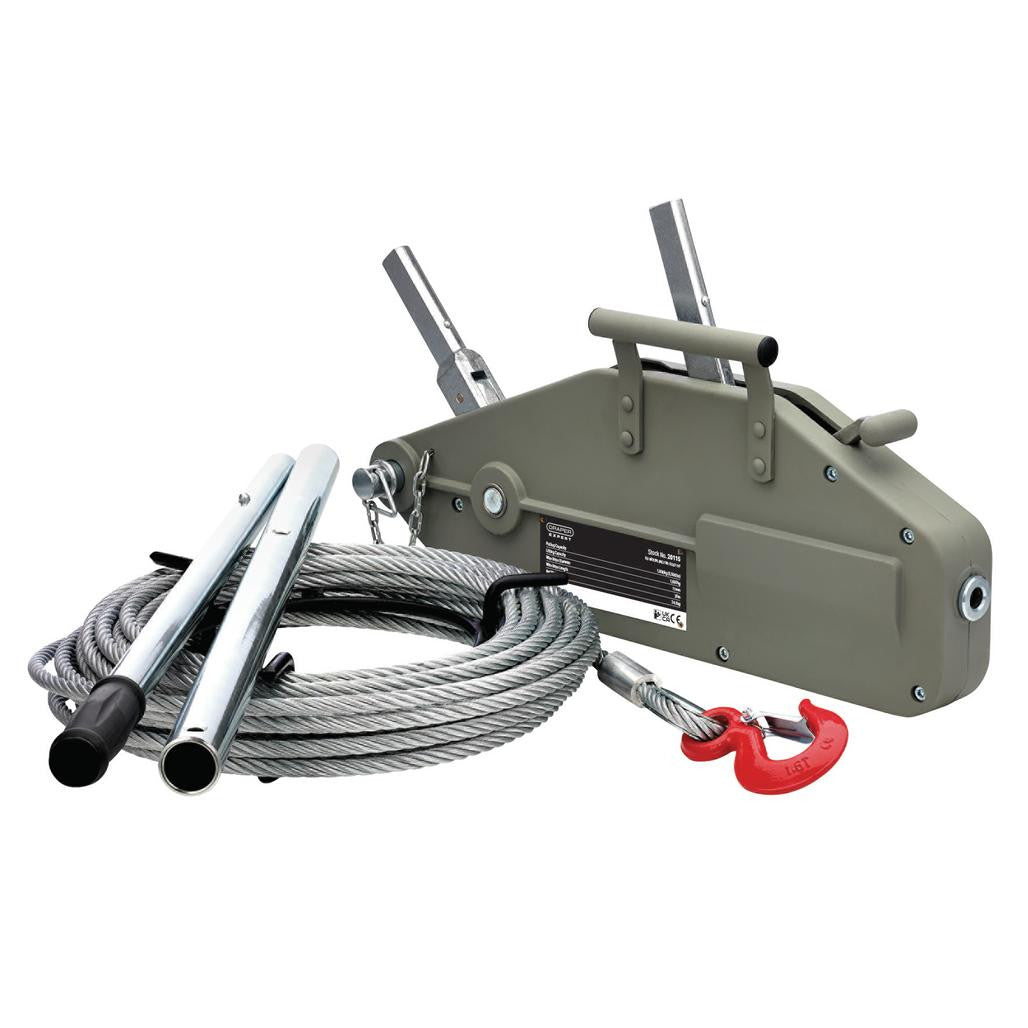 Draper Expert Wire Rope Puller, 1600kg (20115)