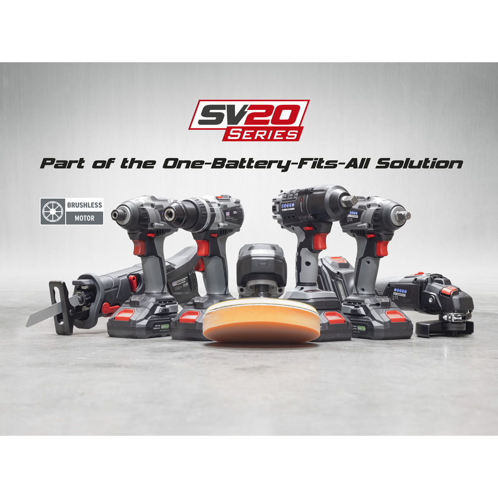 Premier SV20 Series 1/2"Sq Drive Brushless Cordless Impact Wrench Kit 20V 4Ah - 2 Batteries