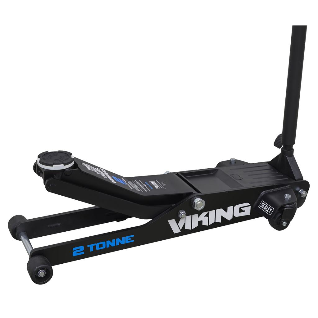Viking Low Profile Professional Long Reach Trolley Jack with Rocket Lift 2 Tonne