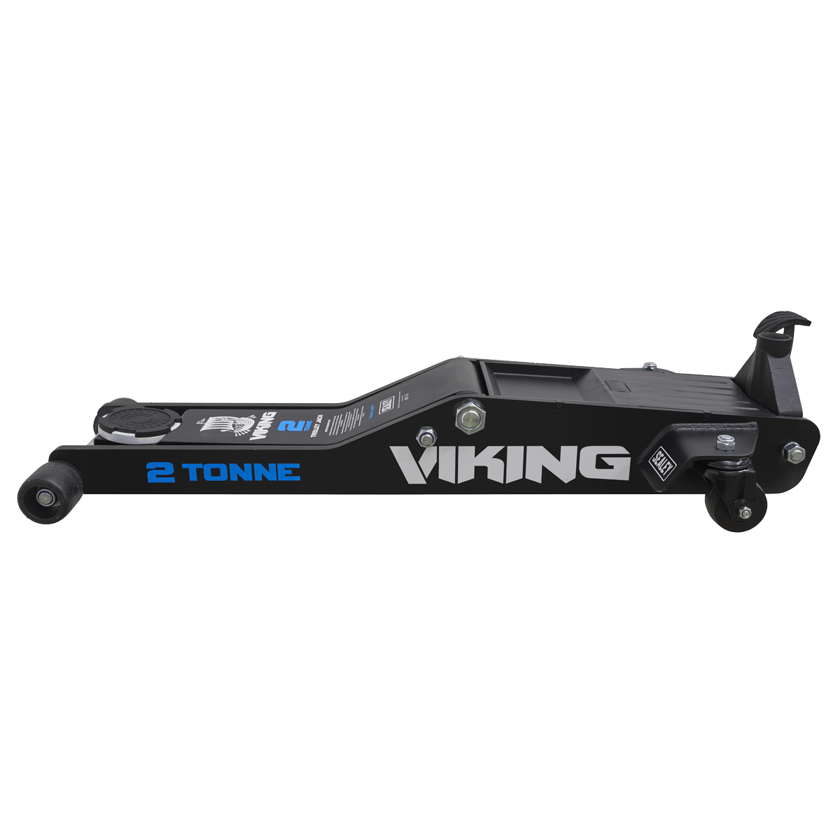 Viking Low Profile Professional Long Reach Trolley Jack with Rocket Lift 2 Tonne