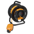 Weatherproof In-Line Socket Reel 25m IP54 (GCR25)