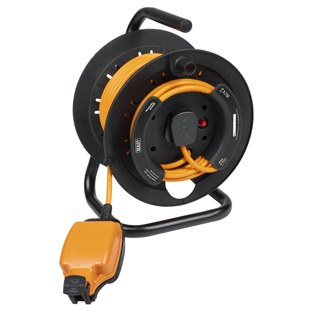 Weatherproof In-Line Socket Reel 25m IP54 (GCR25)