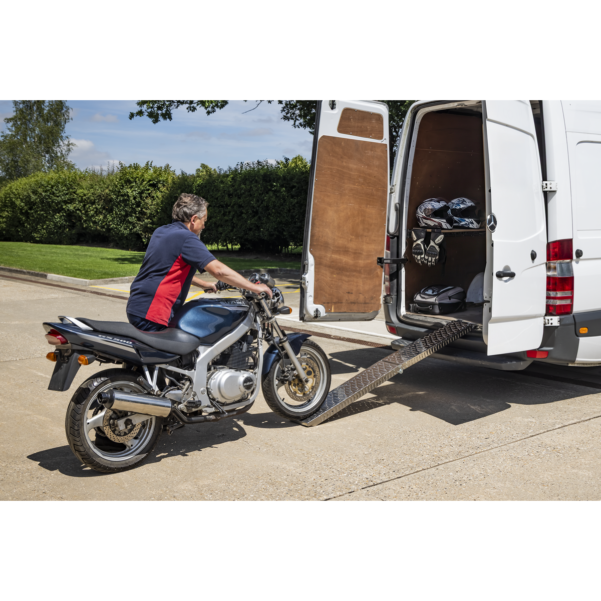 Stainless Steel Loading Ramp 270kg Capacity