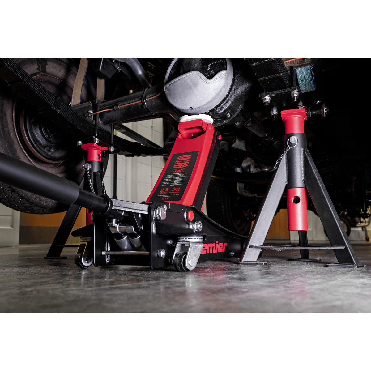 Premier Low Profile Trolley Jack with Rocket Lift, 2.5 Tonne (2500LE)