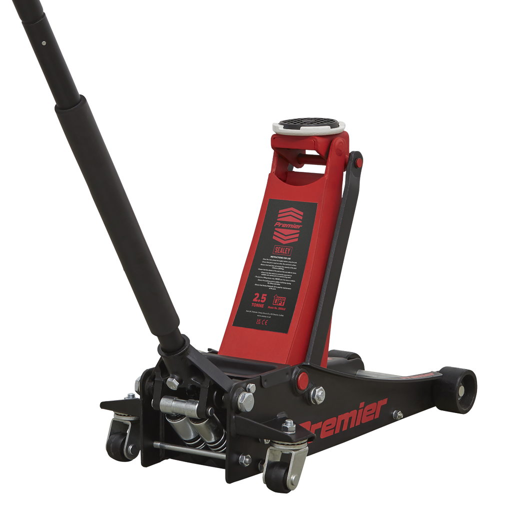 Premier Low Profile Trolley Jack with Rocket Lift, 2.5 Tonne (2500LE)