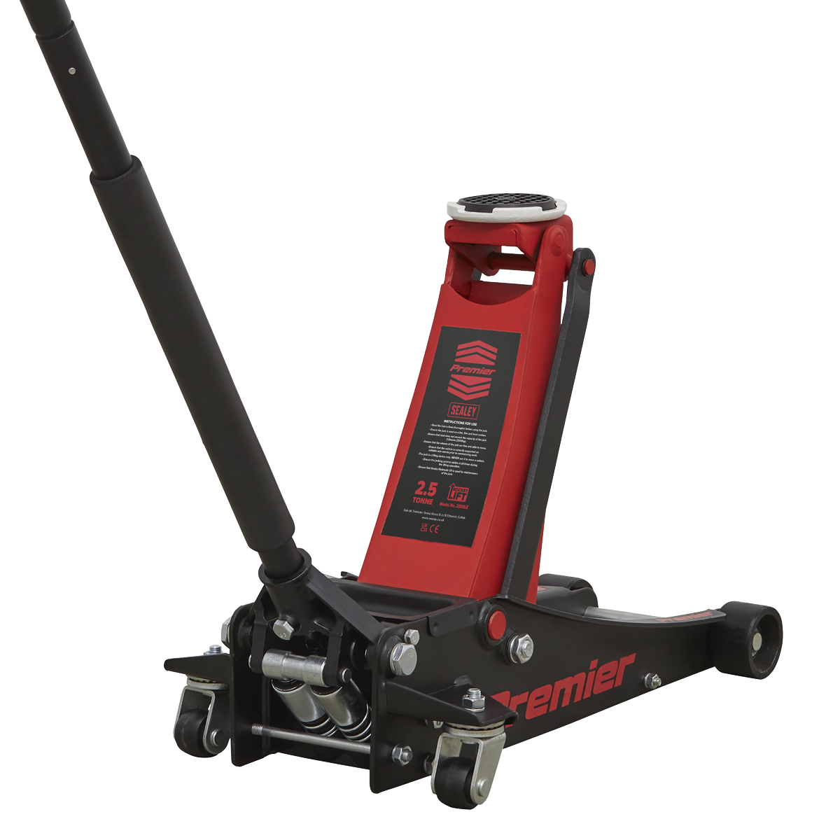 Premier Low Profile Trolley Jack with Rocket Lift, 2.5 Tonne (2500LE)