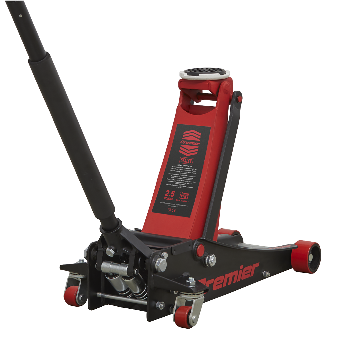 Premier Low Profile with Rocket Lift Trolley Jack 2.5 Tonne