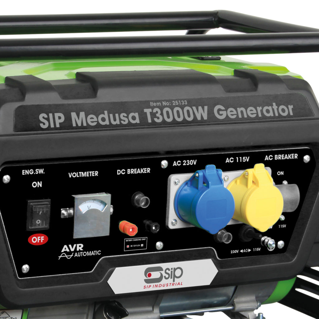 SIP MEDUSA T3000W Petrol Generator, 3000W (25133)