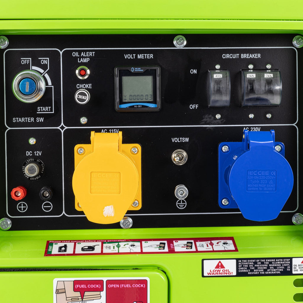 SIP MEDUSA T5500 Silenced Diesel Generator, 5500W (25153)