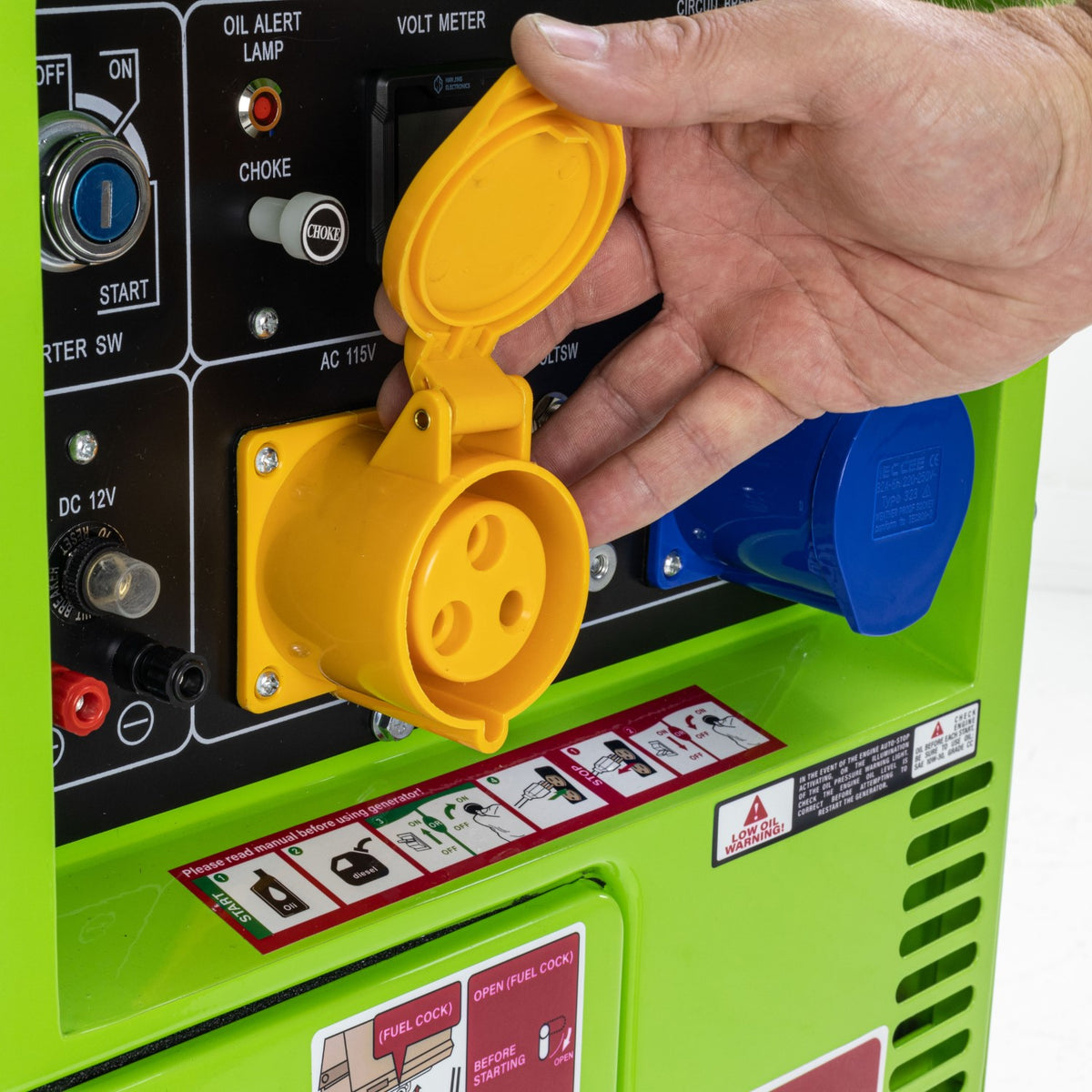 SIP MEDUSA T5500 Silenced Diesel Generator, 5500W (25153)