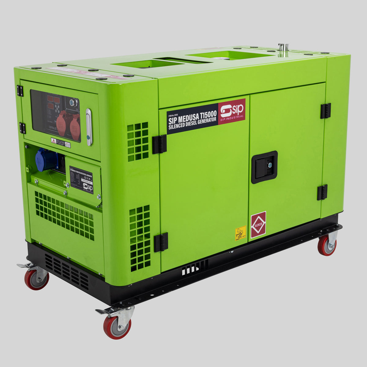 SIP MEDUSA T15000 Silenced Diesel Generator, 12000W (25155)