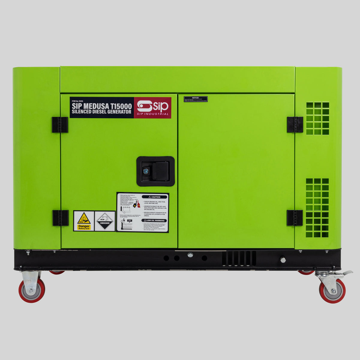 SIP MEDUSA T15000 Silenced Diesel Generator, 12000W (25155)